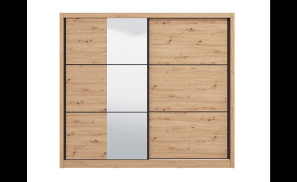 Armoire-Navara-11012305-1-porte-pleine-1-porte-miroir-242cm-front-Forma-Ideale