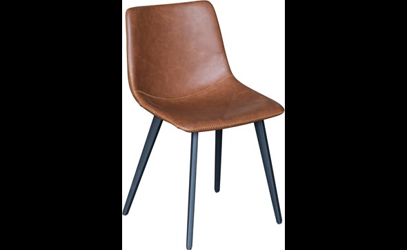 Chaise-Jesse-CQ-8307-3-PU-2073-Cognac-01-front-Comodi-living