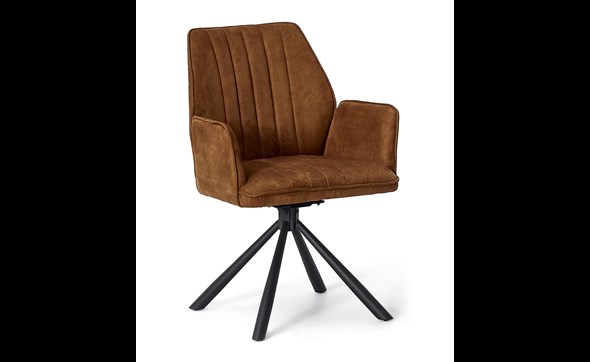 Chaise-Wayne-tissu-Brave-cognac-Comodi-living