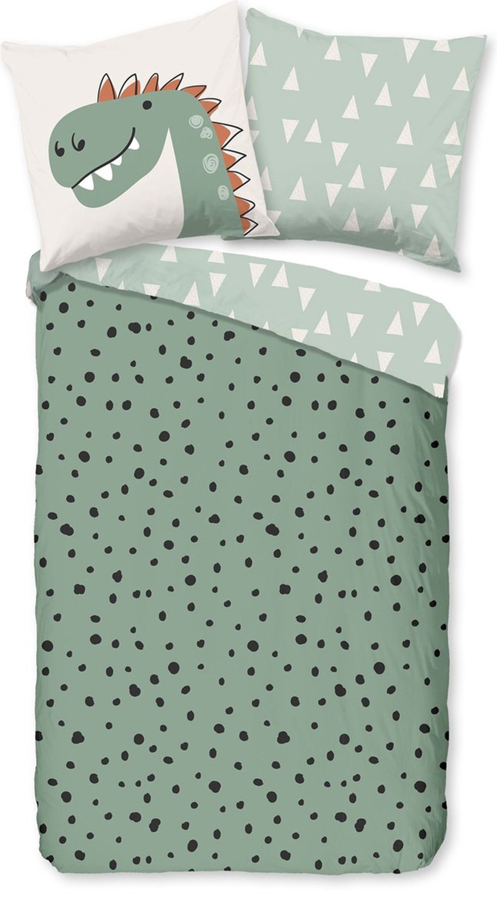 Housse-de-couette-Dino-7109-140x220-vert-good-morning-kids-Muller